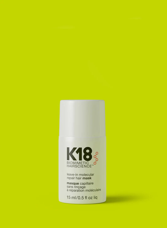 Mascarilla K18 para reparación molecular sin enjuague, ideal para todo tipo de cabello, con tecnología de péptidos patentados